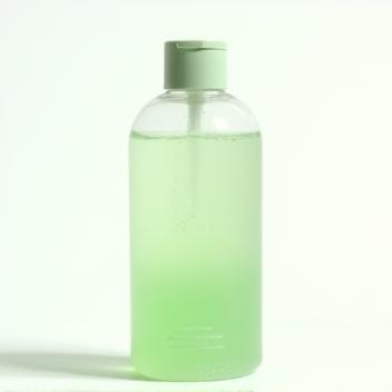 Bubble Green Cleanser in eco-friendly glass bottle